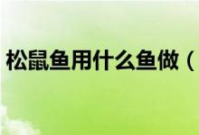 松鼠鱼用什么鱼做（松鼠鱼都是用什么鱼做）