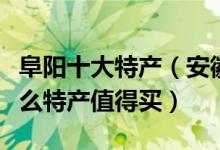 阜阳十大特产（安徽阜阳特产有哪些阜阳有什么特产值得买）