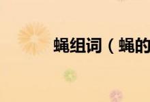 蝇组词（蝇的组词有哪些词语）