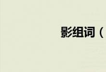 影组词（影组词集锦）