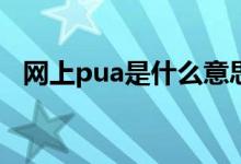 网上pua是什么意思（你看了这篇就懂了）