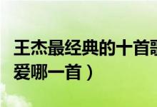 王杰最经典的十首歌（王杰经典歌曲推荐你最爱哪一首）