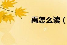 禹怎么读（汉字禹怎么读）