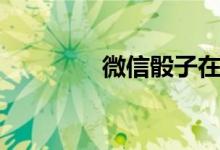 微信骰子在哪（你知道吗）