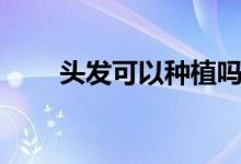 头发可以种植吗（头发能不能种植）