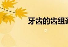 牙齿的齿组词（汉字齿组词）