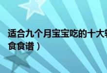 适合九个月宝宝吃的十大辅食（婴儿9个月辅食9月龄宝宝辅食食谱）