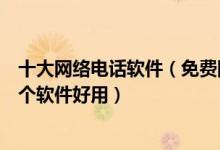 十大网络电话软件（免费网络电话呼叫软件推荐网络电话哪个软件好用）
