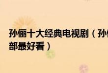 孙俪十大经典电视剧（孙俪电视剧精品推荐孙俪的电视剧哪部最好看）