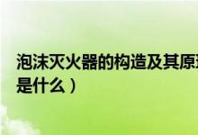 泡沫灭火器的构造及其原理是什么（泡沫灭火器的灭火原理是什么）