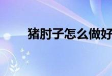 猪肘子怎么做好吃（猪肘子的做法）