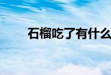石榴吃了有什么好处（石榴的功效）