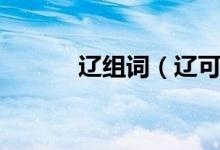 辽组词（辽可以组成什么词语）