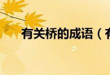 有关桥的成语（有关桥的成语及含义）
