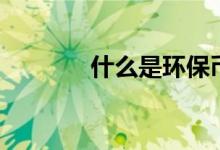 什么是环保币（环保币含义）