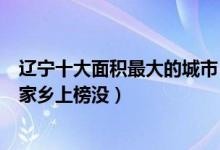 辽宁十大面积最大的城市（辽宁面积最大城市居然是它你的家乡上榜没）