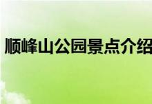 顺峰山公园景点介绍（顺峰山公园景点简介）