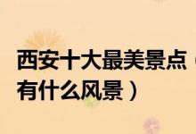 西安十大最美景点（西安景色最美的地方西安有什么风景）
