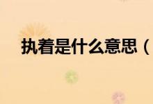 执着是什么意思（怎么理解执着的意思）