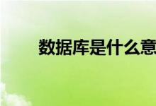 数据库是什么意思（什么是数据库）
