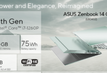 华硕Zenbook14OLED大马发布第12代IntelCorei7P系列处理器RM4399起