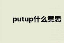 putup什么意思（putup是什么意思）