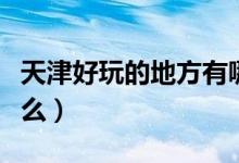 天津好玩的地方有哪些（天津好玩的地方有什么）