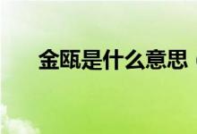 金瓯是什么意思（金瓯的意思是什么）