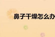 鼻子干燥怎么办（了解这五个方法）