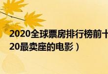 2020全球票房排行榜前十名（2020年哪部电影票房最高2020最卖座的电影）