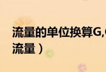流量的单位换算G,GB,MB,M,KB（关于手机流量）