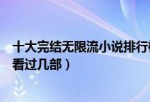 十大完结无限流小说排行榜（好看的无限流小说完本推荐你看过几部）