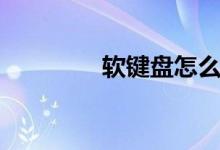 软键盘怎么打开（软键盘）