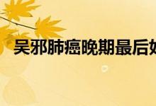 吴邪肺癌晚期最后好了吗（吴邪人物介绍）