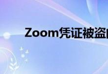 Zoom凭证被盗的市场正在蓬勃发展