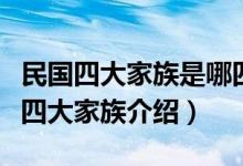 民国四大家族是哪四个（民国时期的蒋宋孔陈四大家族介绍）