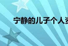 宁静的儿子个人资料（宁静个人资料）
