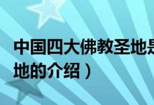 中国四大佛教圣地是哪四个（中国四大佛教圣地的介绍）