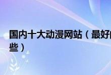 国内十大动漫网站（最好的动漫网站排名知名动漫网站有哪些）