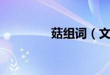 菇组词（文字菇怎么组词）