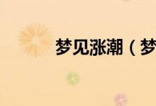 梦见涨潮（梦见涨潮寓意什么）