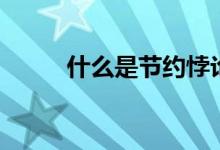 什么是节约悖论（节约悖论简介）
