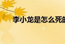 李小龙是怎么死的（李小龙死因真相）