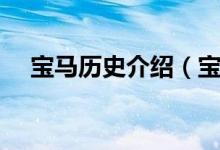 宝马历史介绍（宝马是哪个国家的品牌）