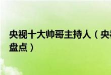 央视十大帅哥主持人（央视帅哥主持人有哪些央视帅哥主播盘点）