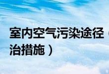 室内空气污染途径（室内空气污染的来源及防治措施）