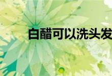 白醋可以洗头发吗（需要注意什么）