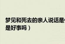 梦见和死去的亲人说话是什么意思（梦见和死去的亲人说话是好事吗）