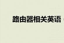 路由器相关英语（路由器相关小知识）