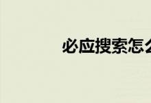 必应搜索怎么样（必应搜索）